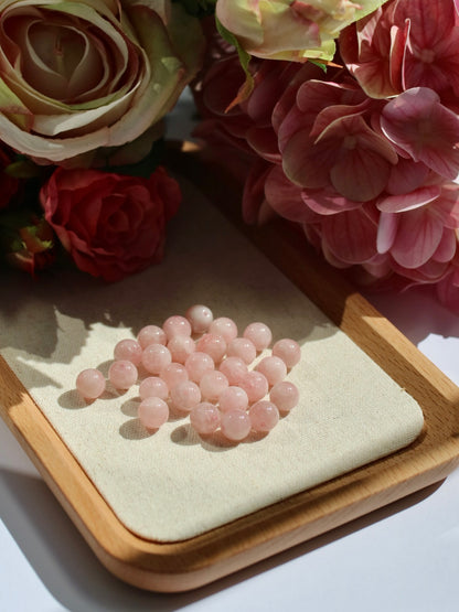 Rosenquarz Halskette | Rosa Edelstein Halskette | minimalistische Kristallkette | naturbelassener Edelsteinschmuck | Geschenk für Sie