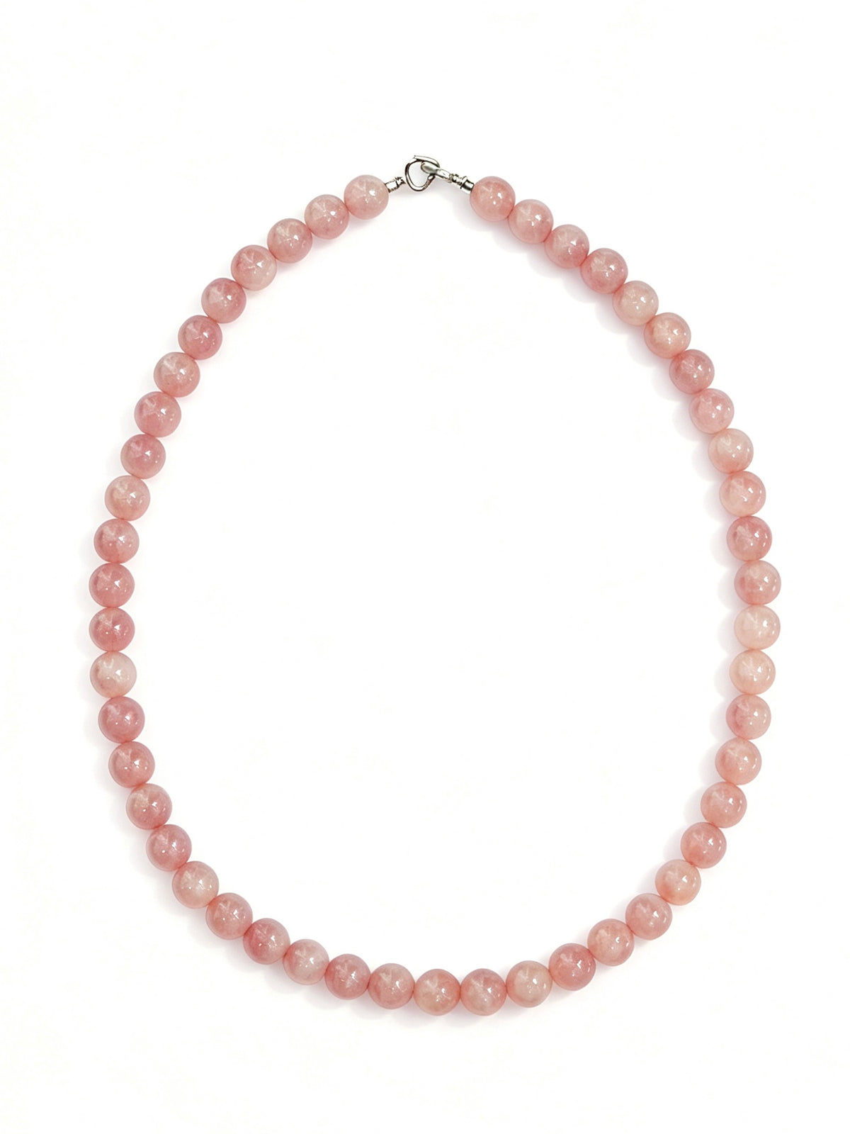 Rosenquarz Halskette | Rosa Edelstein Halskette | minimalistische Kristallkette | naturbelassener Edelsteinschmuck | Geschenk für Sie